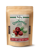 Biojoy ekologiska torkade tranbär (1 kg), tranbär sötade med äppelsirap Torkade produkter Naty Shop 250 G