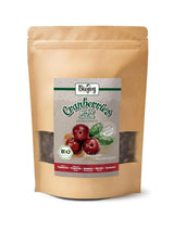 Biojoy ekologiska torkade tranbär (1 kg), tranbär sötade med äppelsirap Torkade produkter Naty Shop 500 G