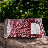 biolla mat hela torkade jordgubbar, 0,5 kg, 100% naturliga. Hälsosamma mellanmål för barn. Perfekt för smoothies, havremüsli, te och gröt. Lång hållbarhet. VEGAN, GLUTENFRI, RAW FOOD Naty Shop Dehydrerade produkter