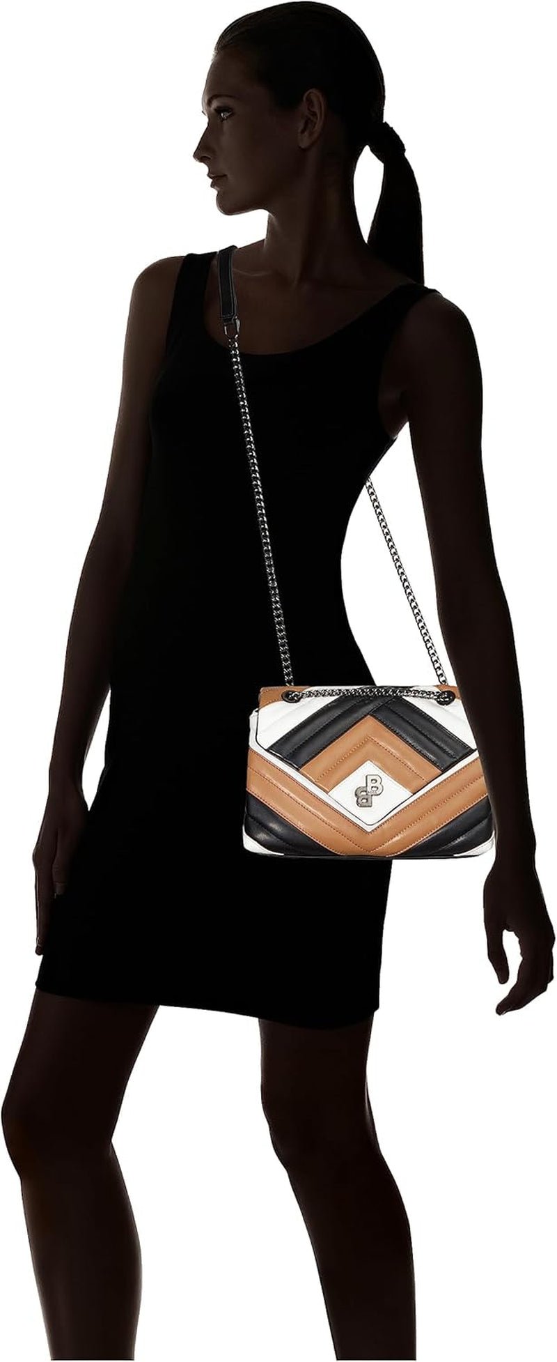 BOSS Evelyn Shoul. Bag-IC Axelväska för kvinnor, medium beige261 Naty Shop Damväskor