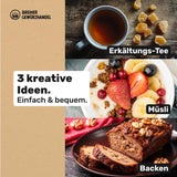Bremer Gewürzhandel ingefära, bitar av torkad frukt kryddad, aromatisk, kryddig, osavlad, 1 kg Dehydrerade produkter Naty Shop