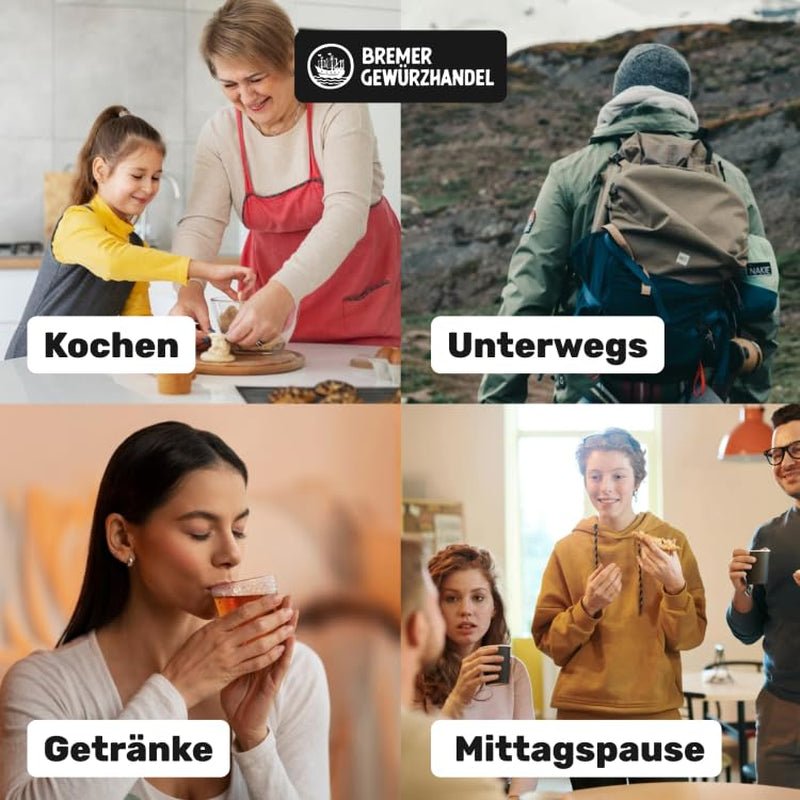 Bremer Gewürzhandel ingefära, bitar av torkad frukt kryddad, aromatisk, kryddig, osavlad, 1 kg Dehydrerade produkter Naty Shop