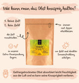 BRIX frystorkade bananer | Naturliga bananer, torkade 140 g | Great Taste Award för torkad frukt, torkad | Icke-GMO, glutenfri, vegan, konserverade vitaminer Naty Shop Dehydrerade produkter