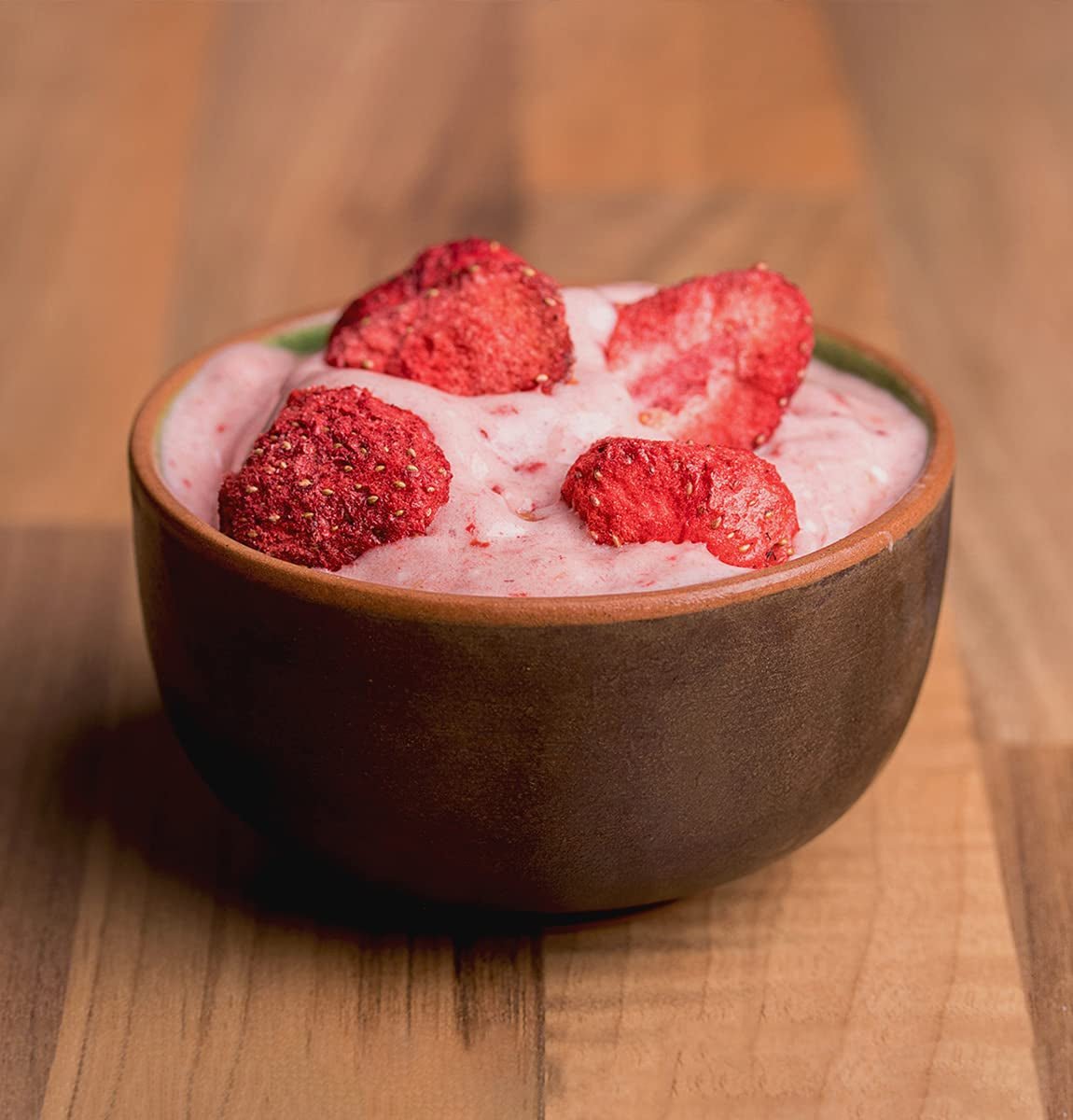 BRIX frystorkade jordgubbar | Naturliga jordgubbar 75 g | Great Taste Award för torkad, frystorkad frukt | Icke-GMO, glutenfria, veganska, undanhållna vitaminer Naty Shop Dehydrerade produkter