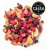 BRIX frystorkade frukter | Naturlig blandning av torkad frukt 115g | Great Taste Award för torkad frukt | Icke-GMO, glutenfria, veganska, undanhållna vitaminer Naty Shop Dehydrerade produkter