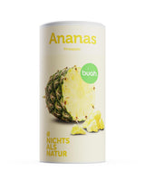 BUAH® Frystorkad ananas | Ananaschips som mellanmål eller till müsli och desserter | Idealisk ersättning för godis | Vegansk och utan tillsatt socker | 100 % frystorkad frukt | 200 g Naty Shop torkade produkter 200 G