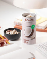BUAH® torkade kokoschips | Ekologiska kokoschips, mellanmål, müsli & baka kokoschips | Idealisk ersättning för godis | Vegansk och utan tillsatt socker | 400g Naty Shop torkade produkter