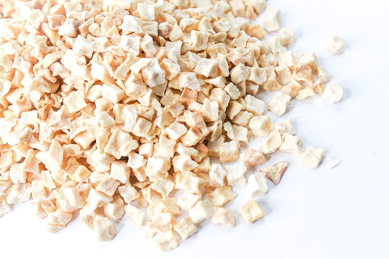 Frystorkade äppelbitar 100g - Frystorkade frukter - Frystorkade torkade frukter - Torkade äpplen - Perfekt för att baka, dekorera kakor, snacks, müsli och desserter Torkade produkter Naty Shop