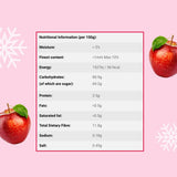 Frystorkade äppelbitar 100g - Frystorkade frukter - Frystorkade torkade frukter - Torkade äpplen - Perfekt för att baka, dekorera kakor, snacks, müsli och desserter Torkade produkter Naty Shop