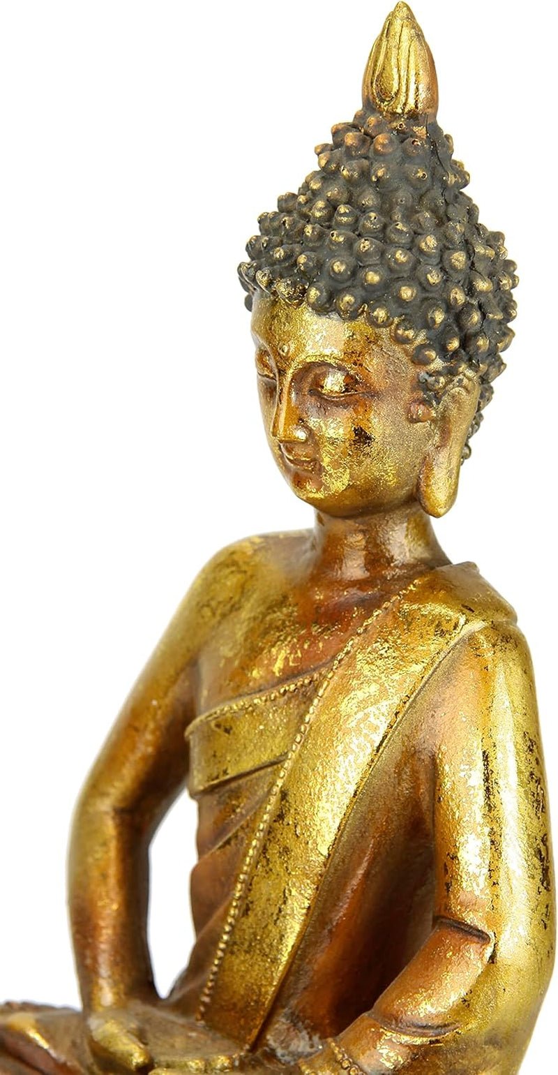 Buddhafigur meditera sitta staty figurer skulptur byst staty ornament Buddhafigur Feng Shui dekoration trädgård terrass balkong dekoration Buddha staty hemtillbehör Buddha skulptur trädgård figur Statyetter och skulpturer Naty Shop