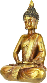 Buddhafigur meditera sitta staty figurer skulptur byst staty ornament Buddhafigur Feng Shui dekoration trädgård terrass balkong dekoration Buddha staty hemtillbehör Buddha skulptur trädgård figur Statyetter och skulpturer Naty Shop