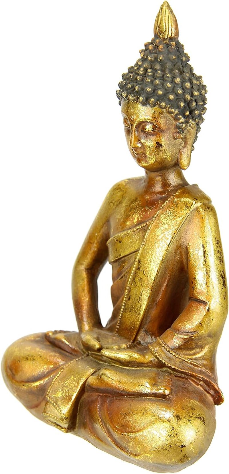 Buddhafigur meditera sitta staty figurer skulptur byst staty ornament Buddhafigur Feng Shui dekoration trädgård terrass balkong dekoration Buddha staty hemtillbehör Buddha skulptur trädgård figur Statyetter och skulpturer Naty Shop