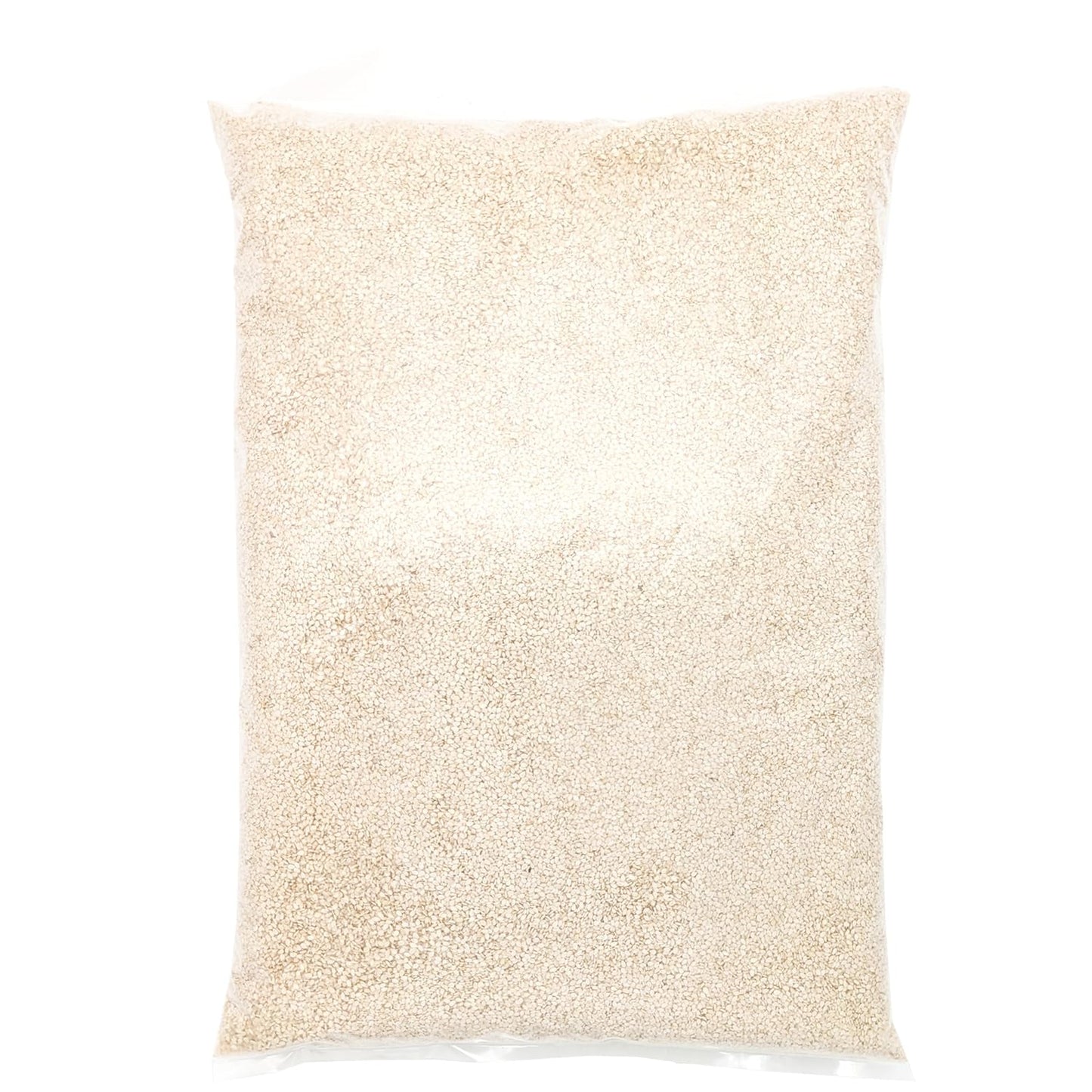 Ekologiska sesamfrön 3 kg, råa ekologiska oljefrön, vit sesam, naturligt skalad, orostad, källa till kalcium och järn, ekonomipaket