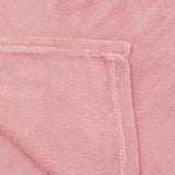 HOMLA Fluffig och varmröd fleecefilt - för soffa och säng Bekväm filt Sofffilt Vardagsrumsfilt - lättskött 150 X 200 cm Rosa Sängar och filtar Besuche den HOMLA-Store