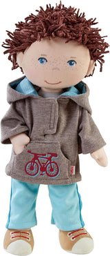 HABA 306528 - Lian Doll - Plyschdocka för barn från 18 månader att leka och kramas av mjuka material - Storlek: 30 cm Naty Shop Dolls Standardtitel