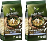Krispig müsli med bär Biozentrale | 375 g ekologisk müsli | Perfekt för frukost och din kopp takeaway-müsli | Ett alternativ till müslibars