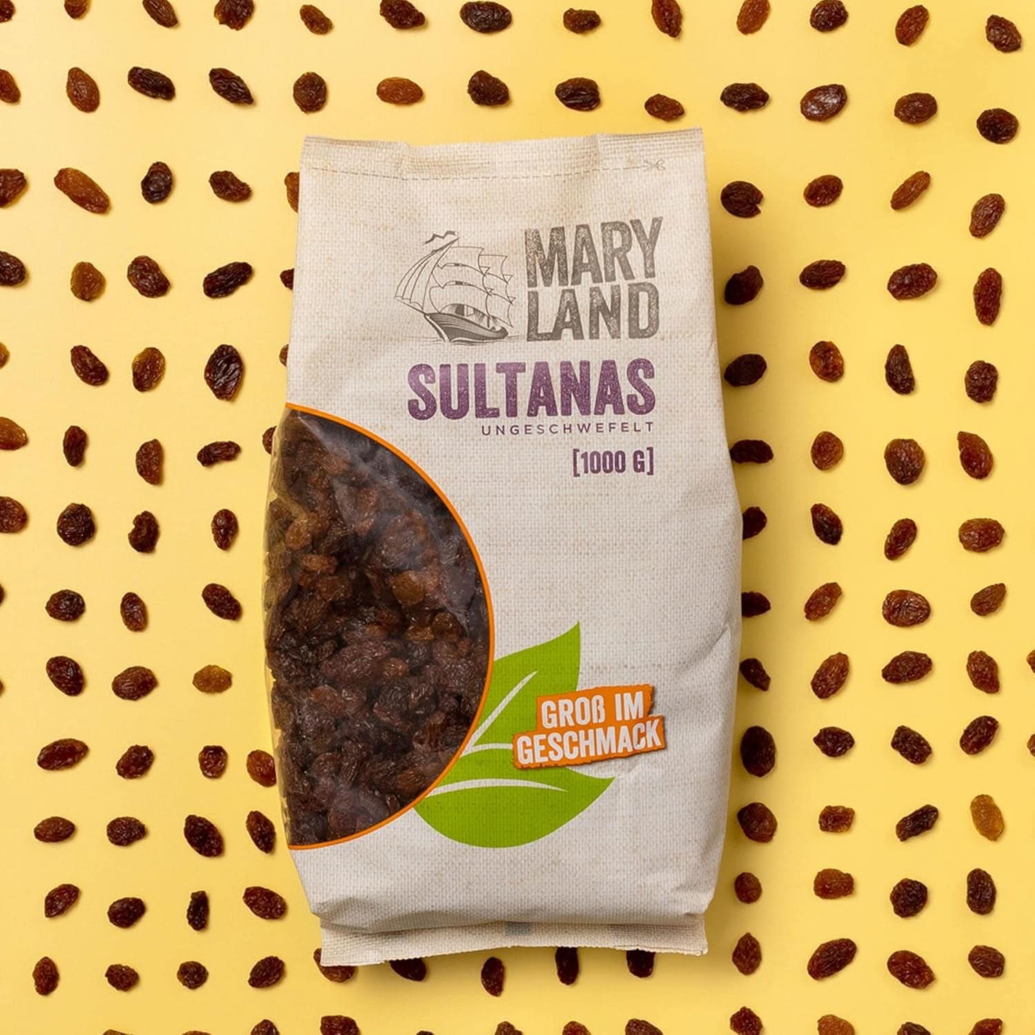 Maryland Sultanas, torkade russin, naturligt söta, utan tillsatt socker - inga konserveringsmedel, 1 kg torkade produkter Naty Shop