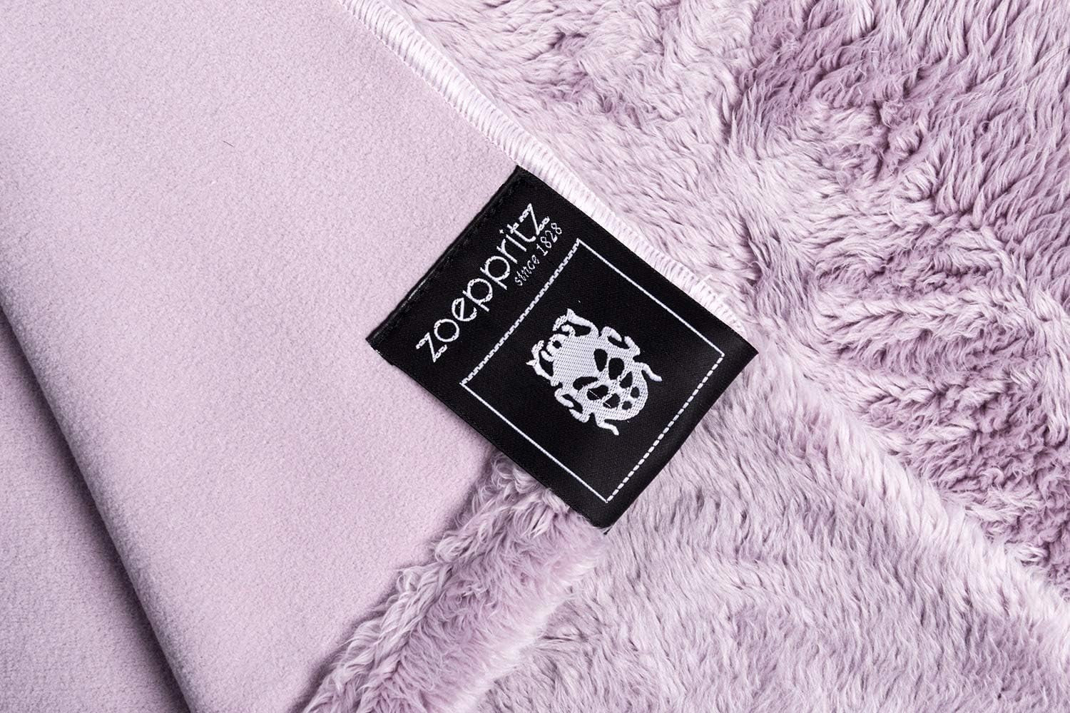 Reborn Bliss Blanket - Mysig fuskpälsfilt - Fluffig och lyxig fuskpälsfilt med slät rygg - 140X190 Cm - 310 Rose - By "Zoepritz since 1828" Sängar och täcken 'zoepritz sedan 1828'
