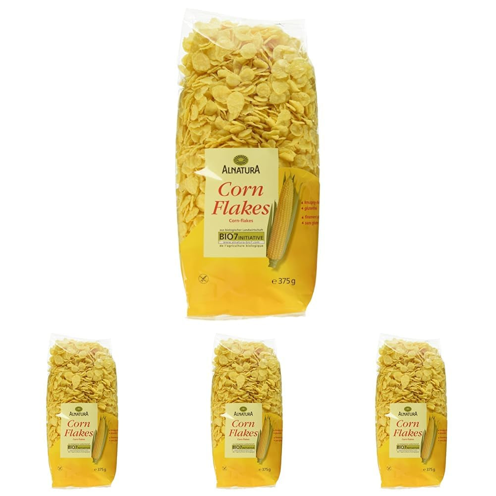 Ekologiska cornflakes, glutenfria, 375 g