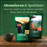 Naturalebio japanskt Sencha-te - 200 g Ekologiskt grönt te - 100% rent och naturligt Sencha-grönt te - lösa blad från första skörden - ekologisk produkt odlad i Japan
