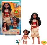 Mattel Disney Moana JBT41 Simea modedocka med fotledstillbehör 5 ledade leder och avtagbar outfit Filminspirerad leksak JBT41