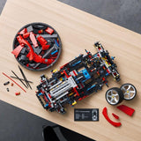 LEGO Technic Ferrari Daytona SP3 modellsats 1:8 skala, röd supersportbil, utökad bilmodell samlarobjekt, Ultimate Car Concept 42143 Byggset Besuche den LEGO-Store