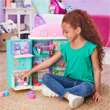 Gabby Dollhouse och Gabby Dollhouse Deluxe Room Sweet Dreams Fluffy Cat Sovrumskudde Katt och 3 tillbehör 3 möbler och 2 överraskningslådor Passar från 3 år och uppåt