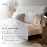 Twin Spundown Täcken 4,5 Tog Lätt Hypoallergen Varm Tvättbar Sommar Täcken Dubbelsäng Lyxhotell Kvalitetsöverdrag med våra återvunna material Naty Shop Täcken & täcken