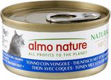 Almo Nature HFC Naturligt vått kattmat - Tonfisk med musslor, förpackning om 24 (24 x 70 g)