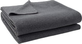 Zoepritz filt i färg: Röd, Tillverkad av 65% Polyester, 35% Viskos, Storlek: 160X200 Cm, 103291-235-160X200 Zoepritz Sängar och täcken sedan 1828 940 Medium Gråmelerad 180X220 Cm