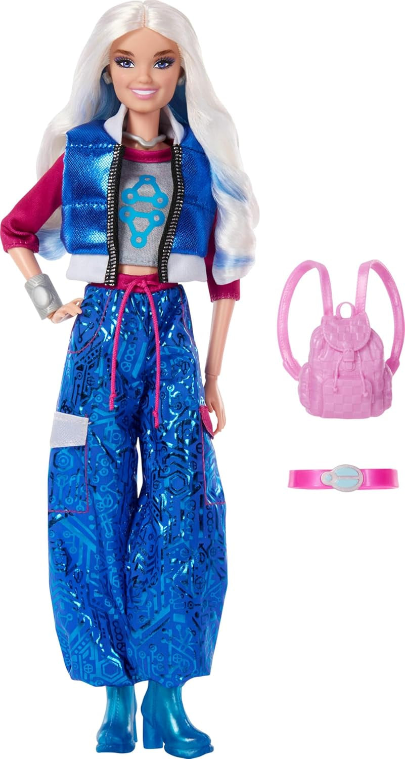 Mattel Disney Zombies 4: Dawn of the Vampires Addison Wells modedocka med avtagbar outfit och 6 filminspirerade tillbehör, JFG32