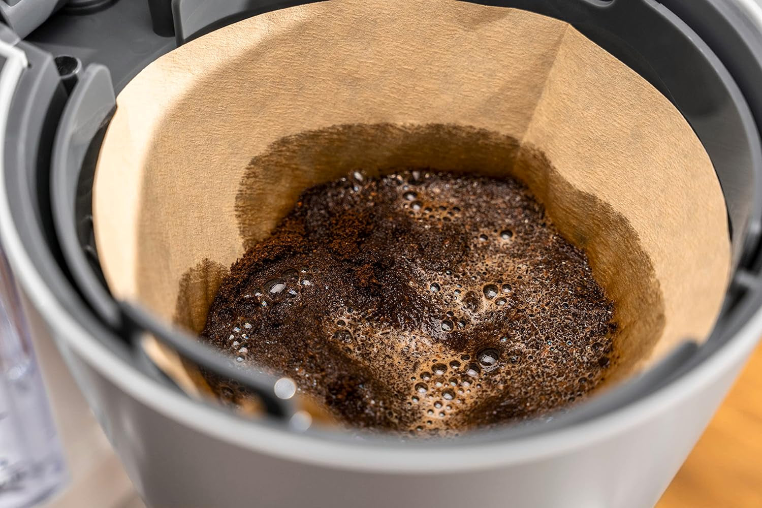 ZWILLING ENFINIGY Filter Espressomaskin med 1,5 liters glaskaraff, espressomaskin med rostfri stålpanna, blomningsfunktion och smart avkalkning, plast, silver