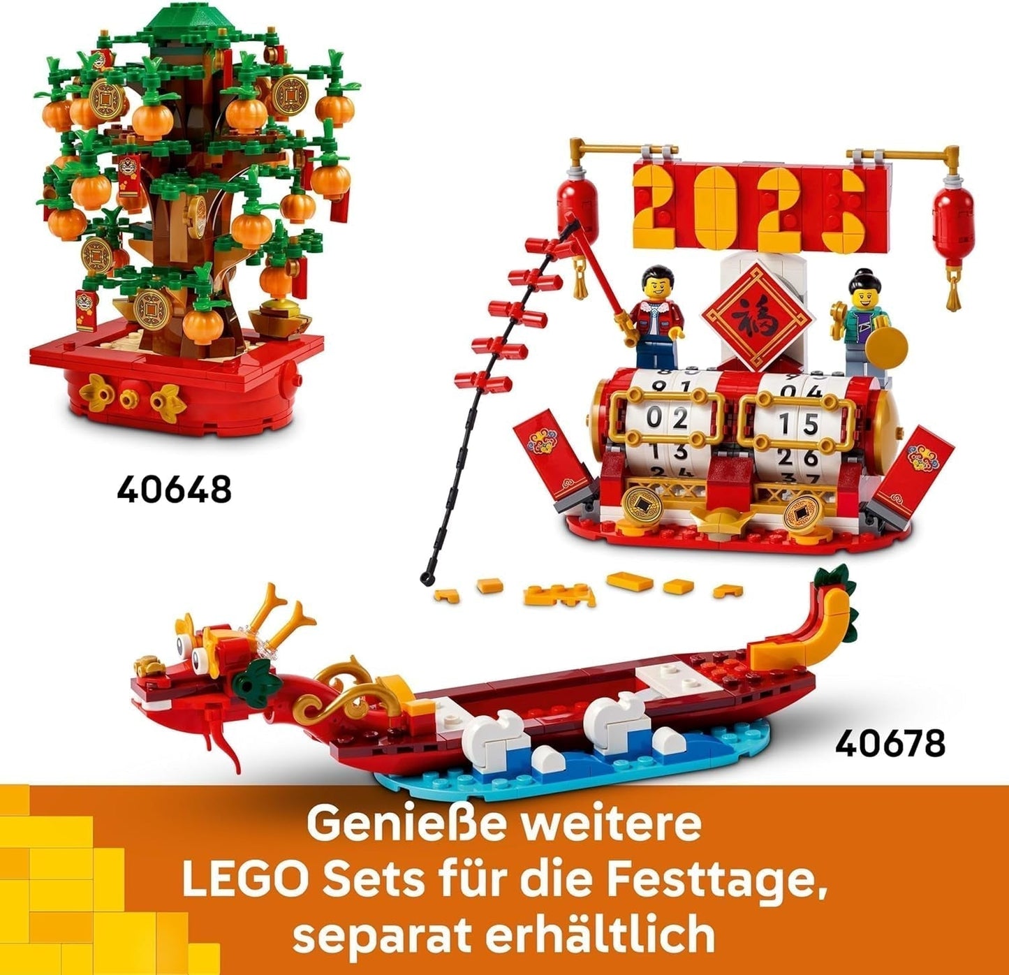 LEGO Hunchback Chestnut, Byggset för 9 år, Månnyårspresent för pojkar och flickor, Rollspelsset, Festdekorationer, Hemdekorationer, Bordsdekorationer 40648 Byggset Besuche den LEGO-Store