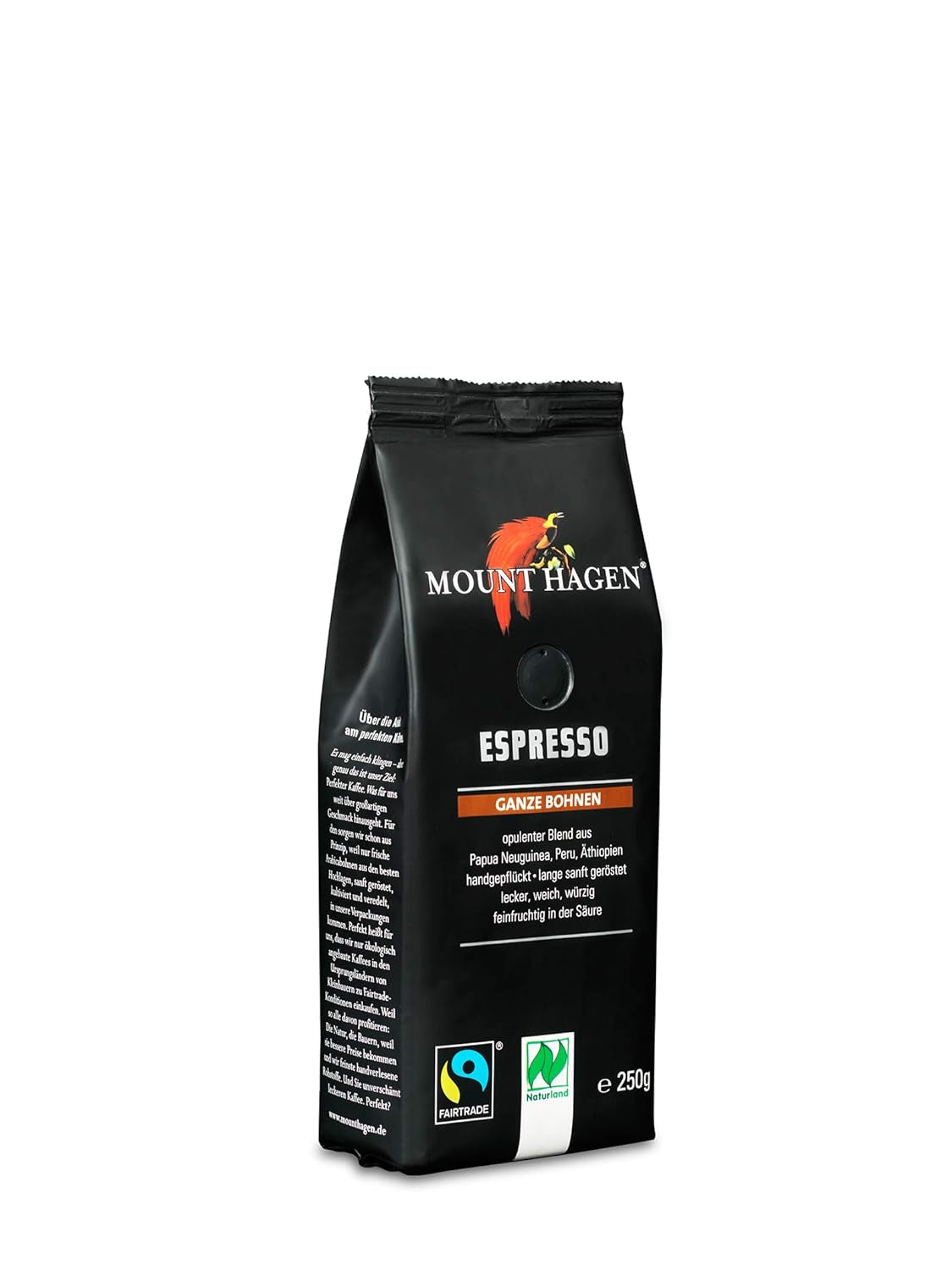 FT Naturland ekologisk espresso, 250 g hela bönor