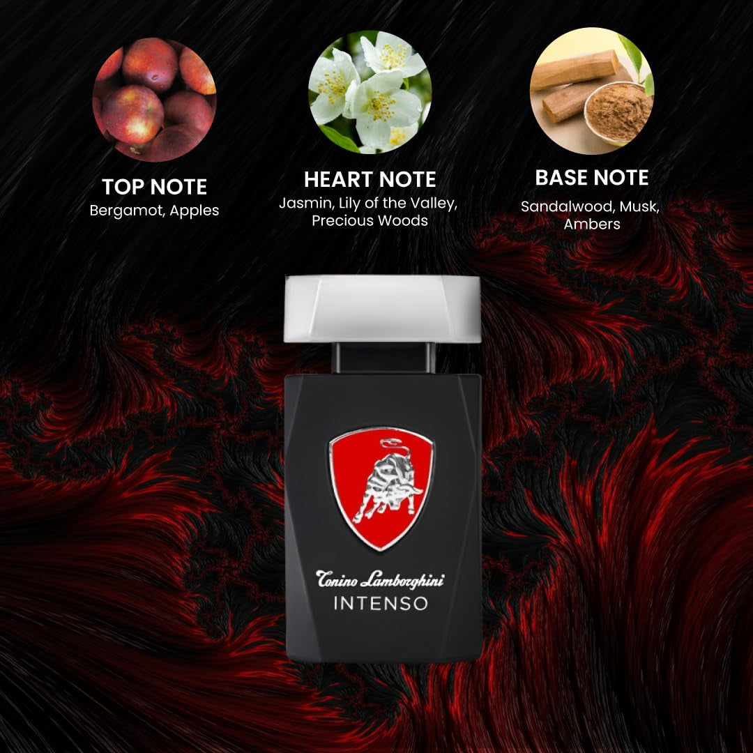 Tonino Lamborghini Intenso för män 4,2 oz EDT Spray Naty Shop hårborttagningsprodukter
