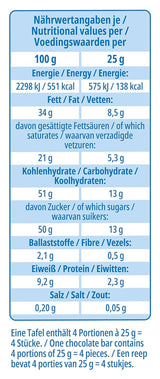 frankonia CHOKLAD Helmjölkchoklad utan laktos och gluten, 100 g