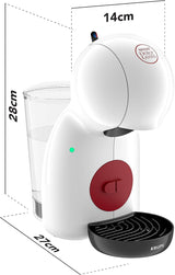 Manuell espressomaskin med NESCAFÉ DOLCE GUSTO PICCOLO XS kapslar från KRUPS, vit