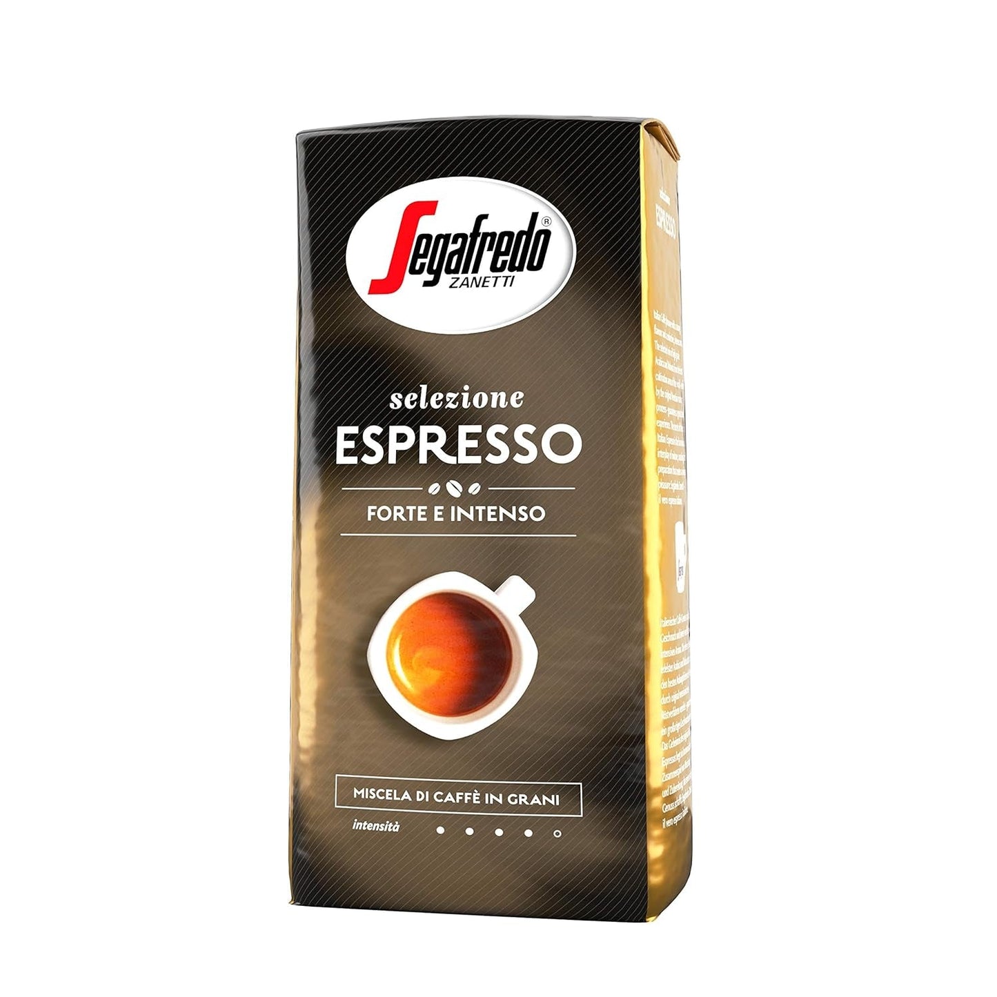 Segafredo Zanetti Selezione Espresso - Hel böna (1 kg förpackning) - Lämplig för alla italienska kaffespecialiteter - Medel- till mörkrostad, stark och intensiv smak