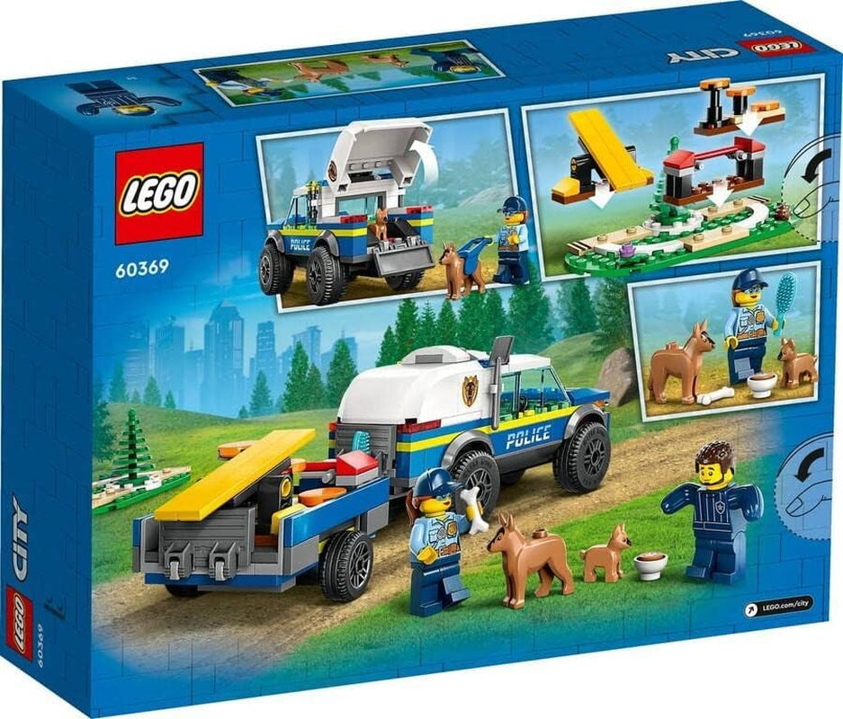 LEGO 60369 City Mobile Police Dog Training, leksakspolisbil med släp, hund- och valpfigurer, djurset för barn 5+ år Byggset Besuche den LEGO-Store