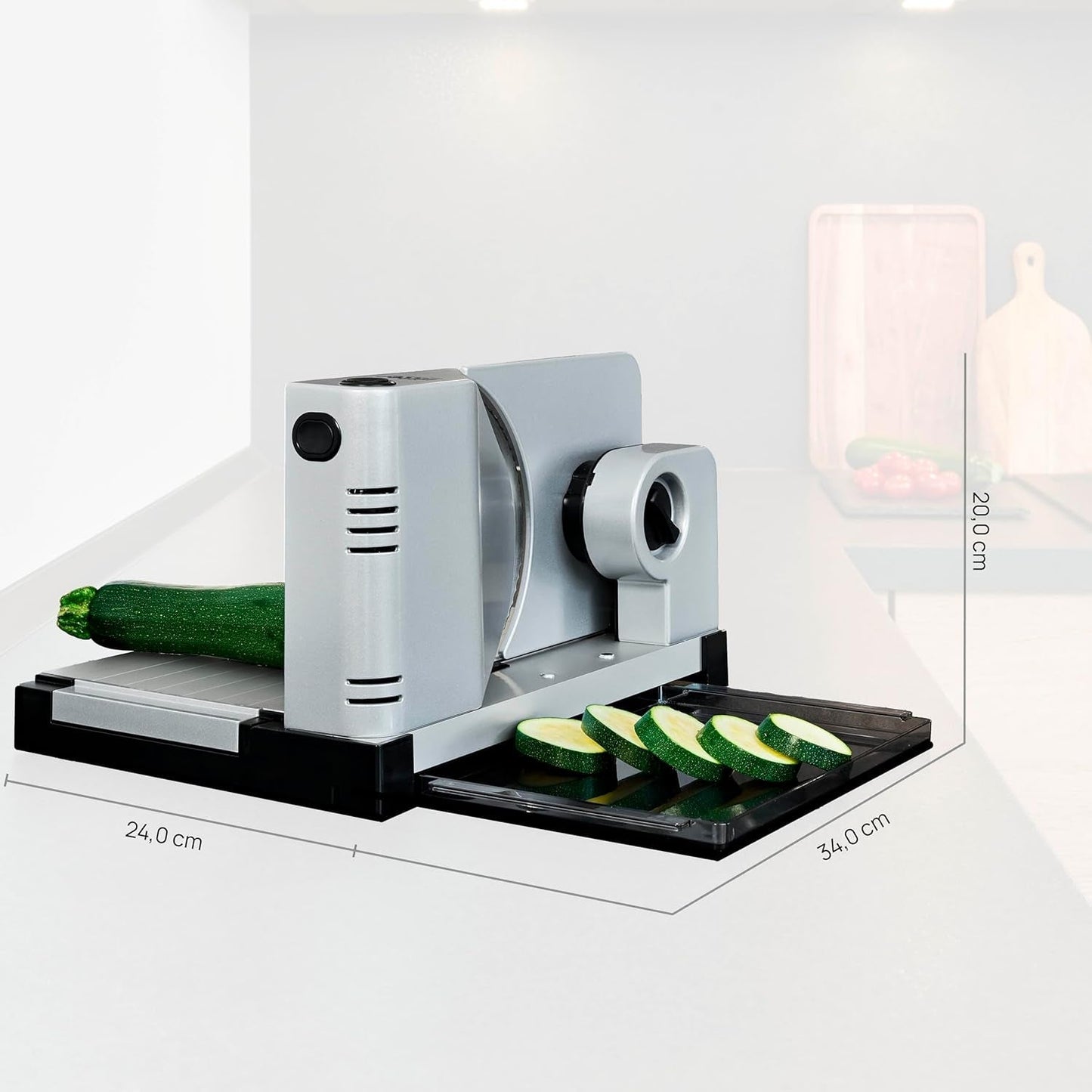 Ritter Icaro 7, multifunktionell elektrisk skärmaskin Rasnite och Slicers Naty Shop