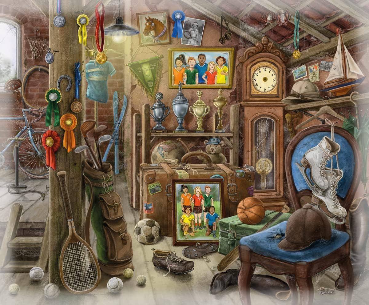 Ravensburger EXIT Puzzle - The Ghostly Manor House - 6X 99-bitars pussel för pusselälskande vuxna och barn från 10 år och uppåt Puzzle Naty Shop