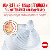 NUK Nature Sense manuell bröstpump | Amningsset med manuell bröstpump, flaskor och amningsskydd Ultra Dry Comfort | 6 st Babymat och amningstillbehör Naty Shop