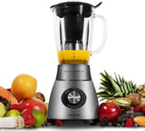Cecotec Standmixer Power Black Titanium 2200MAX Smooth, 2200 W Maximale Leistung, 6 Klingen Aus Edelstahl, Ice-Crush-Funktion, Turbo- Och Smoothie-Funktion, Autoclean-Funktion Kök Naty Shop Mechanisch 2500 W | 1,8 L