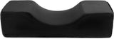 QWORK® Ögonfransskudde, U-formad skönhetssminkkudde, Ergonomisk ögonfranskudde för förlängning, Memory Foam Ögonfranskudde för skönhetssalong hemmabruk (svart) Cervikala ortopediska kuddar Naty Shop Standardtitel