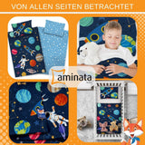 Aminata Kids barnsängkläder, yttre rymden, bomull Sängkläder - barn Naty Shop