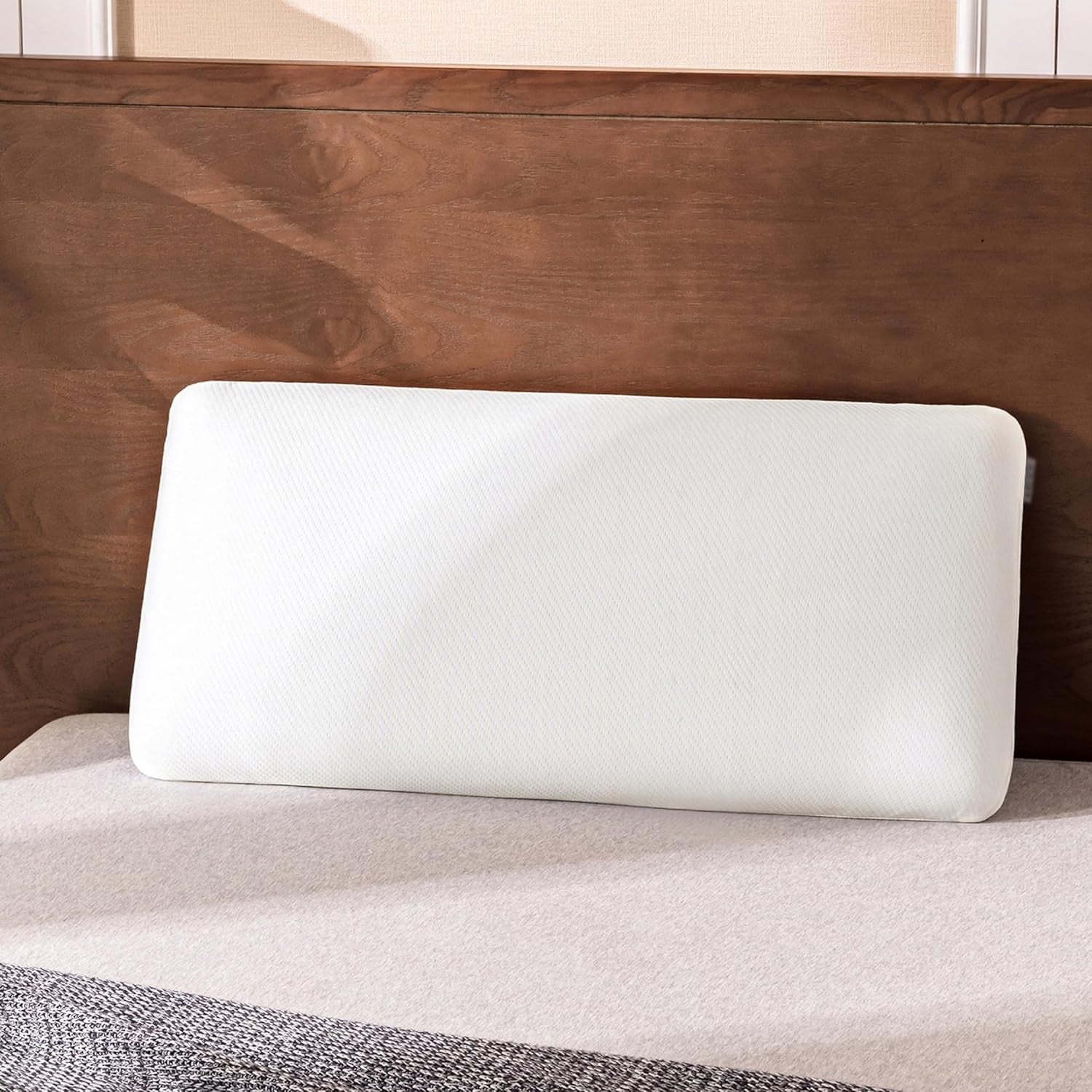 EGO HOME Kudde Memory Foam Mjuk Ergonomisk kudde för ryggsömn Side Sleeper Nackstödskudde med andningsbart och tvättbart fodral, Oeko-Tex Certified, Nackkudde 75X35Cm Standardkuddar Naty Shop Standardtitel