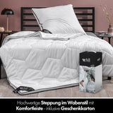 All Seasons Quilt 135X200 - Lätt 135X200 Quilt - Andningsbart och tvättbart och 100 % veganskt - Climate Mesh Quilt och Comfort Band för att sova - 800G Fyllning Quilts and Quilts Naty Shop