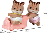 Sylvanian Families L5421 Squirrel Twins Dockhus Dockhusfigurer Naty Shop Dolls