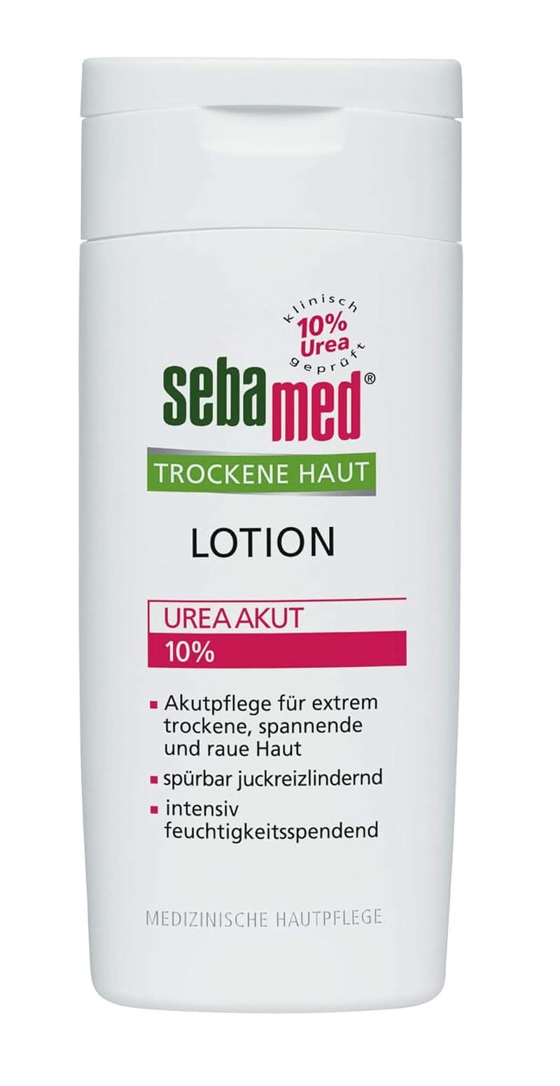 Sebamed Urea Akut, lindrar synligt känslan av spänning, strävhet och klåda, 200 ml dusch och bad Naty Shop