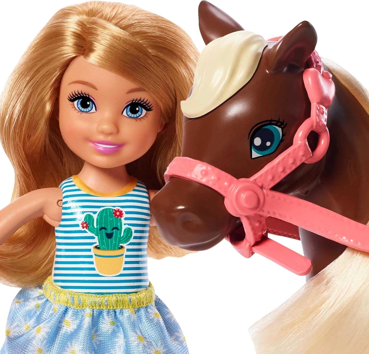 Barbie GHV78 - Club Chelsea lekset med docka och häst, ca. 15 cm blond med kläder och tillbehör leksakspresent för 3-7 år gamla barn